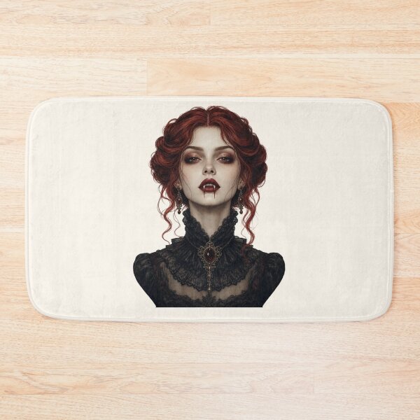Item preview, Vampire Girl – Gothic Redhead Vampire Portrait designed and sold by SweetLilith.