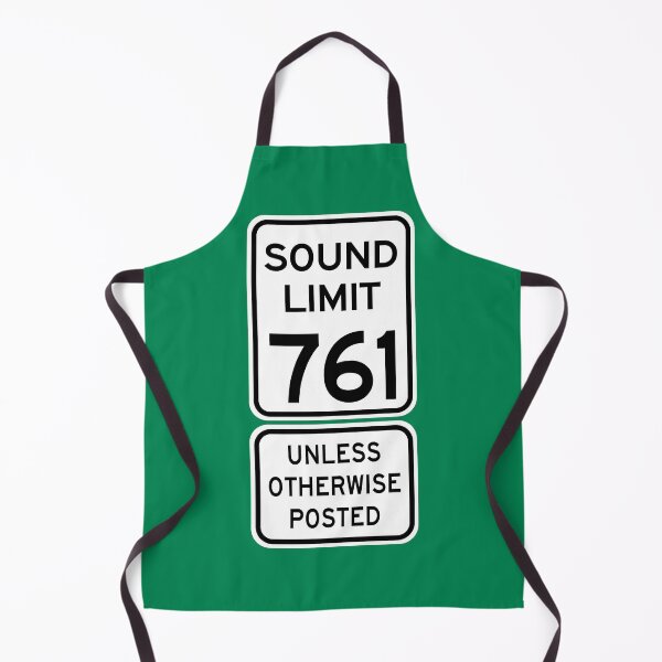 Item preview, Sound Limit 761 Unless Otherwise Posted Signs designed and sold by Karate Octopus.