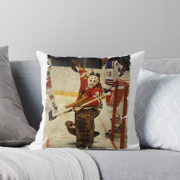 Item preview, Tony Esposito Chicago Blackhawks Vintage Goalie Artwork designed and sold by varunbhagat.