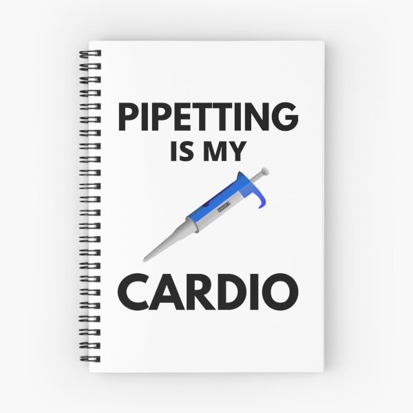 Item preview, Pipetting Is My Cardio - Molecular Biology Microbiology Neuroscience Chemistry Humor Science Humor designed and sold by giffywallss.