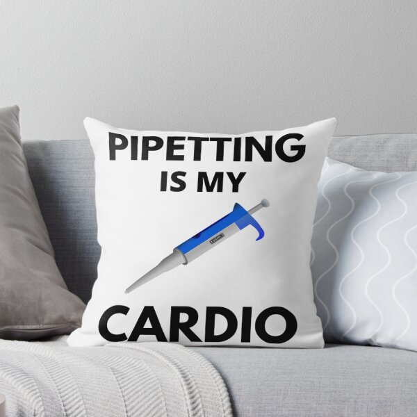 Item preview, Pipetting Is My Cardio - Molecular Biology Microbiology Neuroscience Chemistry Humor Science Humor designed and sold by giffywallss.