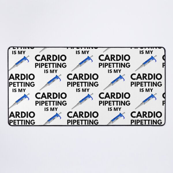 Item preview, Pipetting Is My Cardio - Molecular Biology Microbiology Neuroscience Chemistry Humor Science Humor designed and sold by giffywallss.
