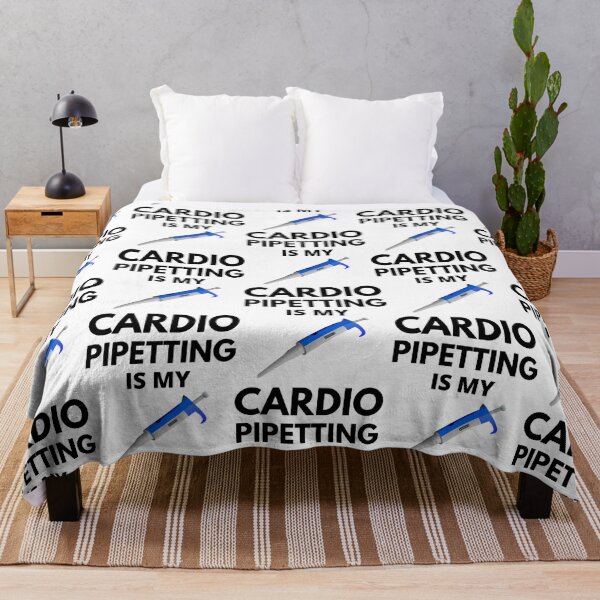 Item preview, Pipetting Is My Cardio - Molecular Biology Microbiology Neuroscience Chemistry Humor Science Humor designed and sold by giffywallss.