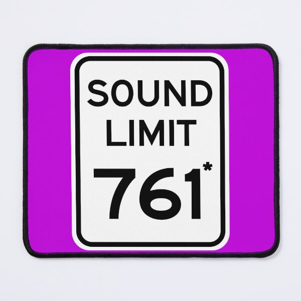 Item preview, Sound Limit 761* Sign designed and sold by Karate Octopus.