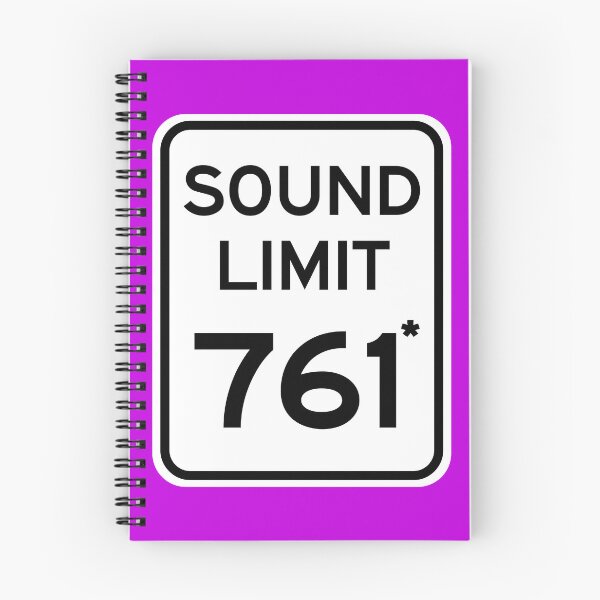 Item preview, Sound Limit 761* Sign designed and sold by Karate Octopus.