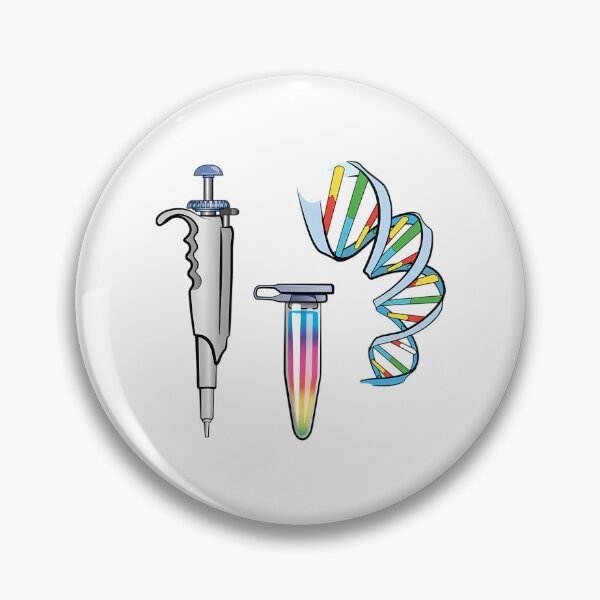 Item preview, Qpcr Pattern With Dna Pipetter And Pcr Reaction Tube designed and sold by giffywallss.
