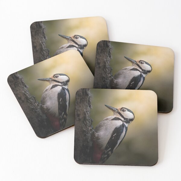 Item preview, Woodpecker on Tree Trunk – Beautiful Forest Wildlife Photography designed and sold by StasKopyl.