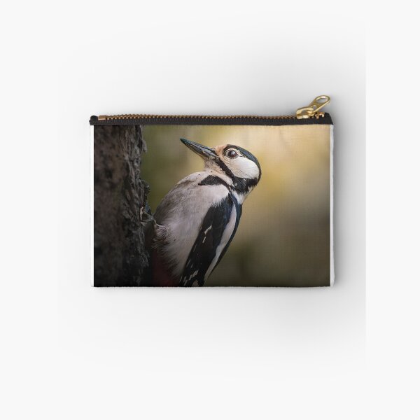 Item preview, Woodpecker on Tree Trunk – Beautiful Forest Wildlife Photography designed and sold by StasKopyl.