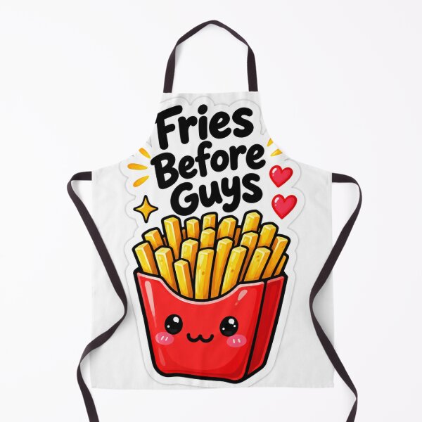 Item preview, Fries Before Guys – Funny French Fries Sticker designed and sold by Kushwaha18.