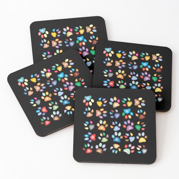 Item preview, Rainbow Paw Prints designed and sold by DesignMustangd.