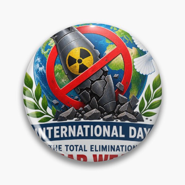 Item preview, International Day for the Total Elimination of Nuclear Weapons Peace Design designed and sold by CreativeNest Prints.