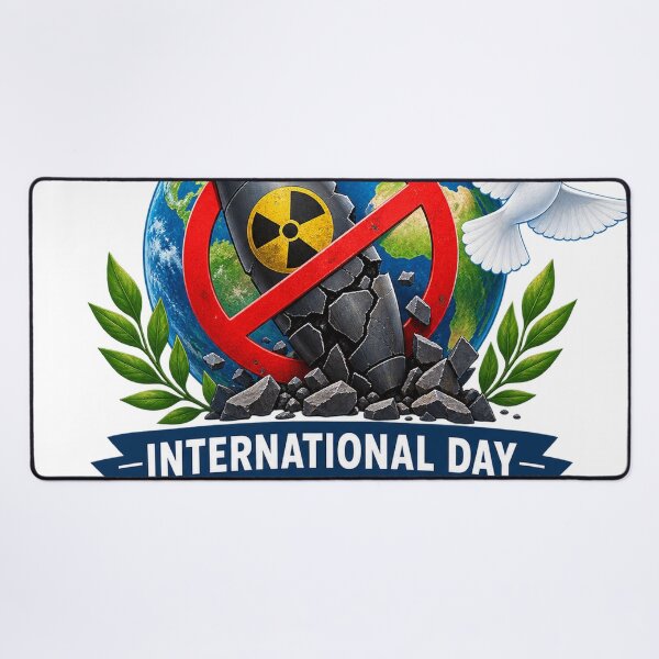 Item preview, International Day for the Total Elimination of Nuclear Weapons Peace Design designed and sold by CreativeNest Prints.