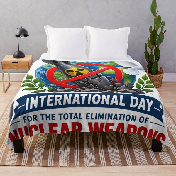 Item preview, International Day for the Total Elimination of Nuclear Weapons Peace Design designed and sold by CreativeNest Prints.