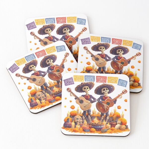Item preview, Mexican Skeletons Sugar skulls designed and sold by Instant Printing.