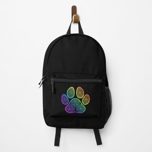 Item preview, Rainbow Pawprint Mandala designed and sold by DesignMustangd.