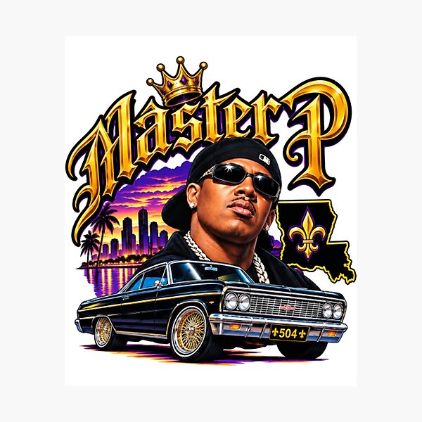 Item preview, Master P 90s Hip Hop designed and sold by HoneyMonday.