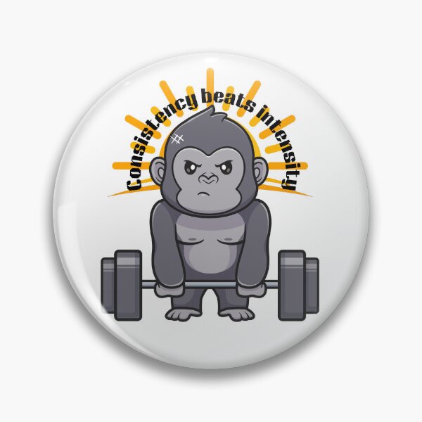 Item preview, Strong Gorilla Gym Workout – Powerlifting Fitness Design designed and sold by Palette _Vibes.