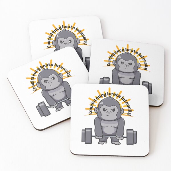 Item preview, Strong Gorilla Gym Workout – Powerlifting Fitness Design designed and sold by Palette _Vibes.