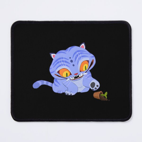 Item preview, Halloween Derpy Cat Playing with Plant Vase Cute Spooky Illustration designed and sold by MG 88.