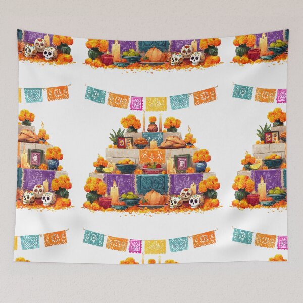 Item preview, Ofrenda la Calavera marigold designed and sold by Instant Printing.