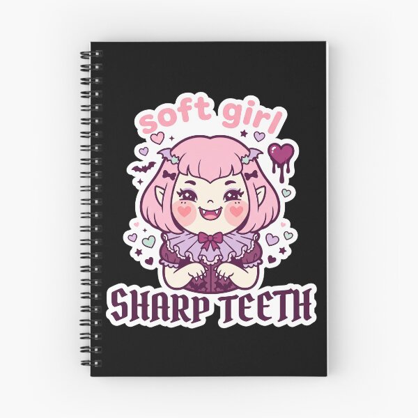 Item preview, Soft Girl, Sharp Teeth — Pastel Goth Vampire Girl designed and sold by TheCalmEdit.