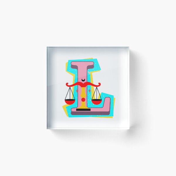 Item preview, Retro Libra Zodiac Sign – Colorful Scales Astrology Design designed and sold by Palette _Vibes.