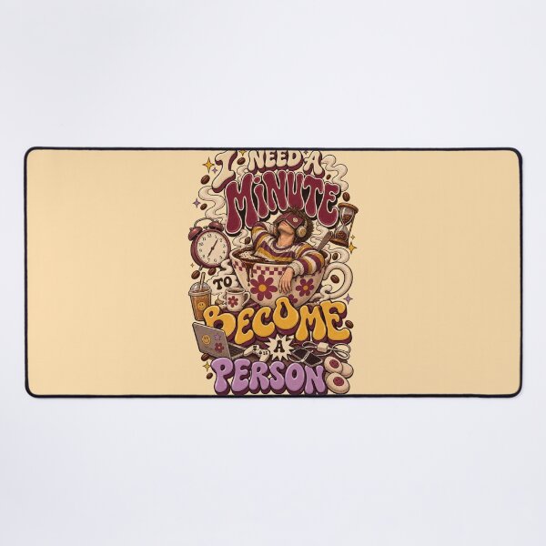 Item preview, I Need a Minute to Become a Person Coffee Morning Humor designed and sold by Pick&Grin.