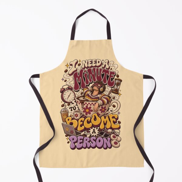 Item preview, I Need a Minute to Become a Person Coffee Morning Humor designed and sold by Pick&Grin.