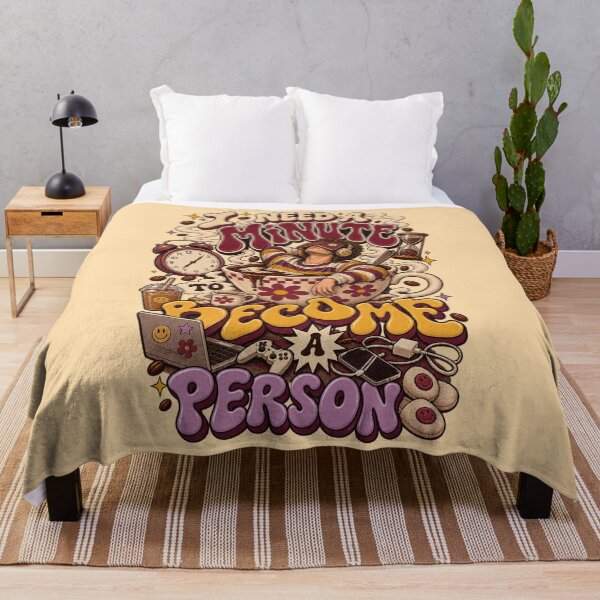 Item preview, I Need a Minute to Become a Person Coffee Morning Humor designed and sold by Pick&Grin.