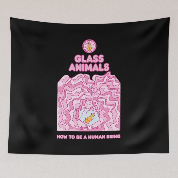 Item preview, Glass Animals How To Be A Human Being Pineapple Art designed and sold by Gracieehner.