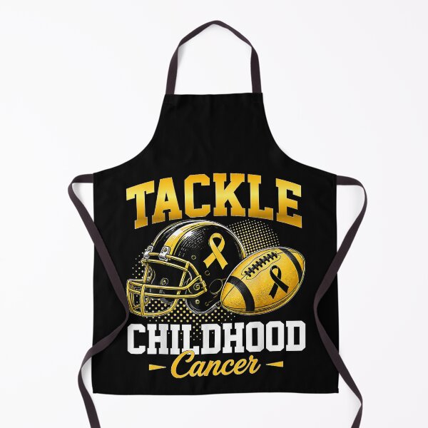 Item preview, Football Gold Ribbon Tackle Childhood Cancer Awareness  designed and sold by Altenpendinton.