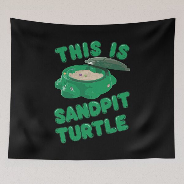 Item preview, Retro Sandpit Turtle Playtime Nostalgia Item designed and sold by Gracieehner.
