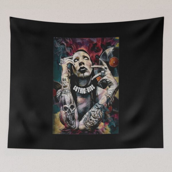 Item preview, Marilyn Manson Portrait Vinyl Records Artwork designed and sold by Gracieehner.