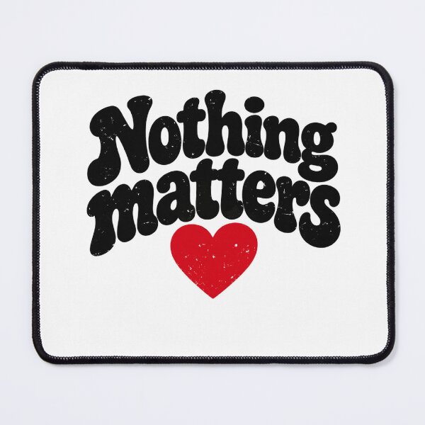 Item preview, Nothing Matters Nihilism designed and sold by Cute & Funny Hand-Drawn Prints | Happy Doodle Friends Shop.