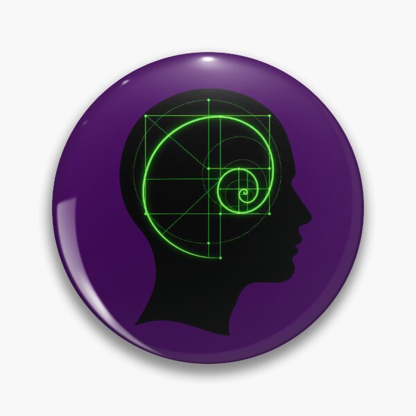 Item preview, Golden Ratio Fibonacci Spiral Corporate Psychology Neon Art designed and sold by PERSPECTIVERED.