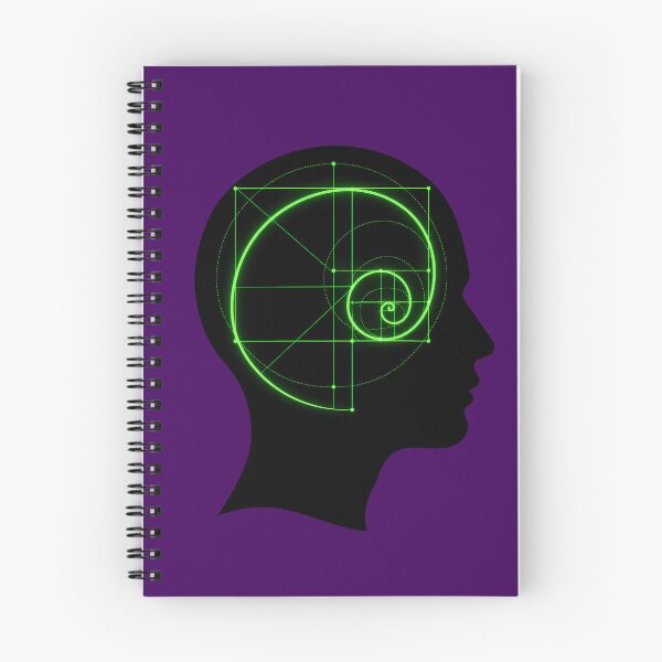 Item preview, Golden Ratio Fibonacci Spiral Corporate Psychology Neon Art designed and sold by PERSPECTIVERED.