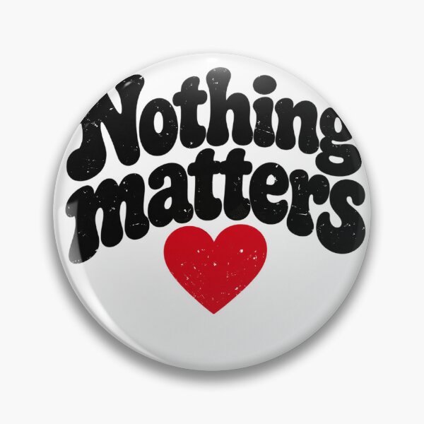 Item preview, Nothing Matters Nihilism  designed and sold by Cute & Funny Hand-Drawn Prints | Happy Doodle Friends Shop.