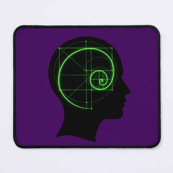 Item preview, Golden Ratio Fibonacci Spiral Corporate Psychology Neon Art designed and sold by PERSPECTIVERED.