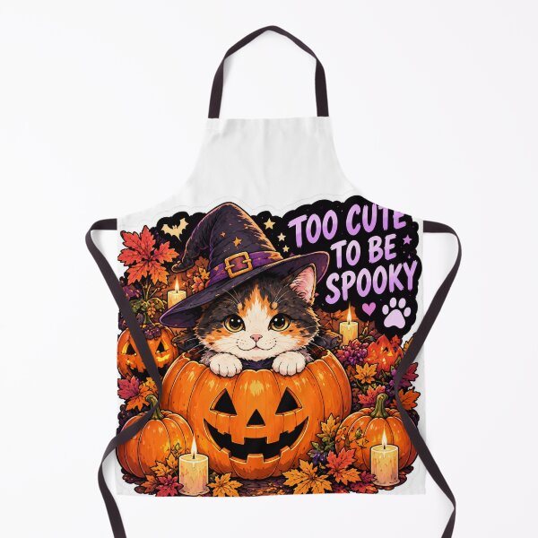 Item preview, Too Cute to Be Spooky Calico Cat Design | Chaos Cat Club Halloween Pumpkin designed and sold by DailyStruggleCo.