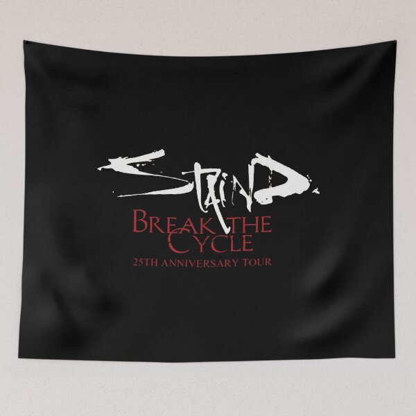 Item preview, Staind Break The Cycle 25th Anniversary Tour Vintage Double Sided Rock Graphic designed and sold by Raileymouse.