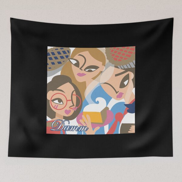 Item preview, Women Enjoying Pie and Coffee Illustration designed and sold by Gracieehner.