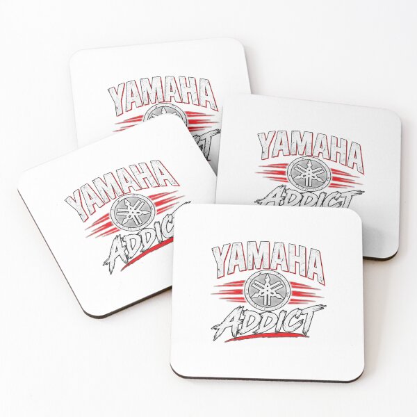 Item preview, Yamaha Addict Motorcycle Rider – Distressed Racing Style designed and sold by MalickaArt.