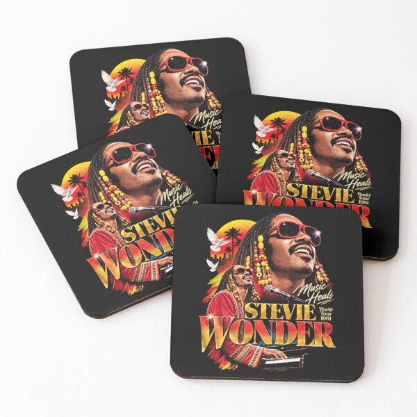 Item preview, Stevie Wonder Music Heals, 1981 World Tour, Vintage Soul Funk designed and sold by HoneyMonday.
