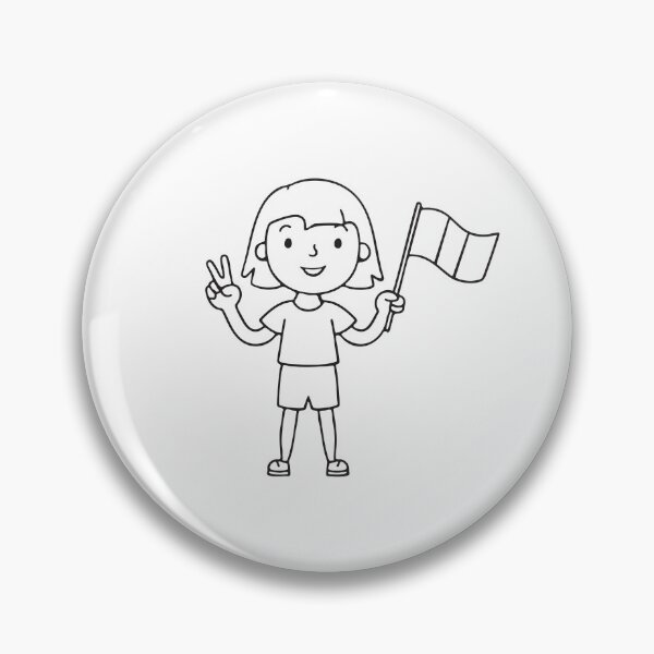 Item preview, Fan Holding Flag and Making V Sign designed and sold by rasagamastore.