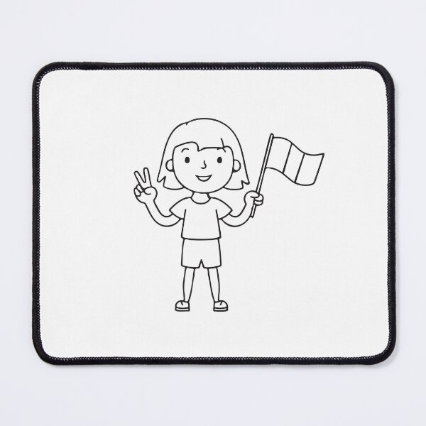 Item preview, Fan Holding Flag and Making V Sign designed and sold by rasagamastore.