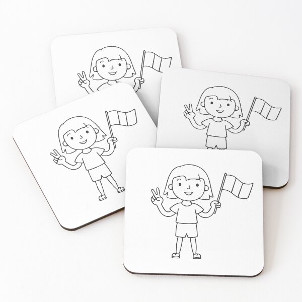 Item preview, Fan Holding Flag and Making V Sign designed and sold by rasagamastore.
