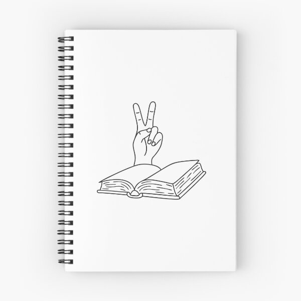 Item preview, Hand Making Victory Sign Beside Book designed and sold by rasagamastore.