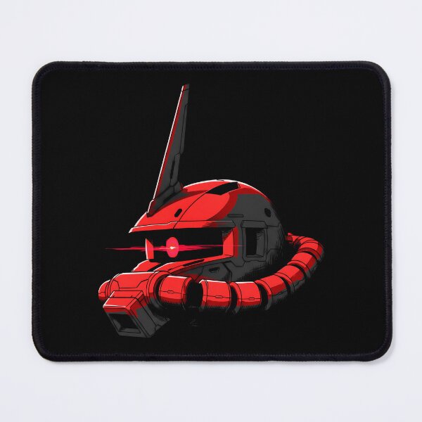 Item preview, MS-06S Char's Zaku II gundam head digital art illustration designed and sold by sabartgunpla.