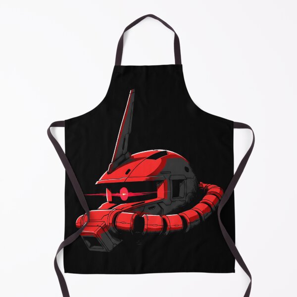 Item preview, MS-06S Char's Zaku II gundam head digital art illustration designed and sold by sabartgunpla.