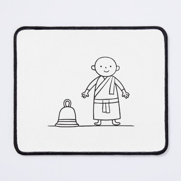 Item preview, Monk Standing Near Vihara Bell designed and sold by rasagamastore.